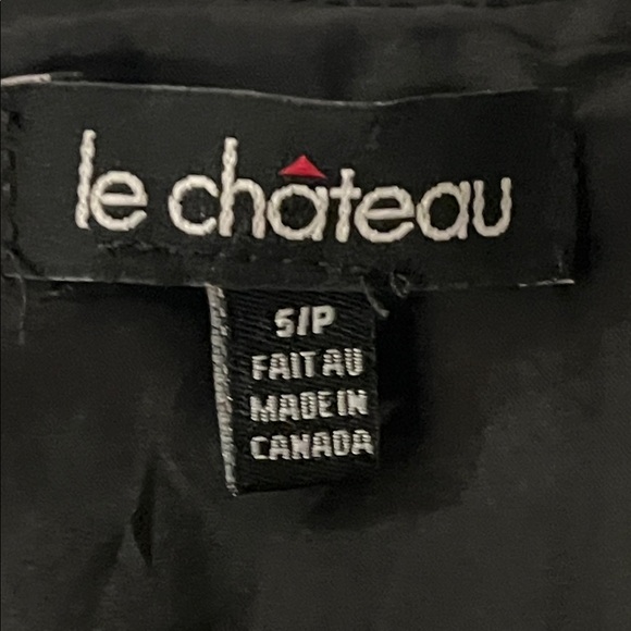 Le Chateau Black and Brown Mini Dress - Picture 2 of 5